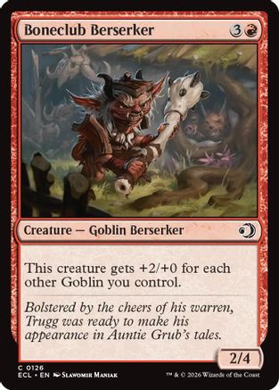 Boneclub Berserker (ECL-126)  Foil - Lorwyn Eclipsed