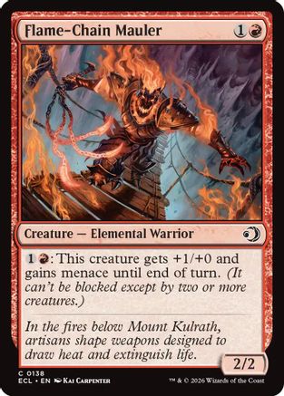 Flame-Chain Mauler (ECL-138)  Foil - Lorwyn Eclipsed
