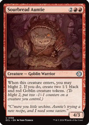 Sourbread Auntie (ECL-158)  Foil - Lorwyn Eclipsed