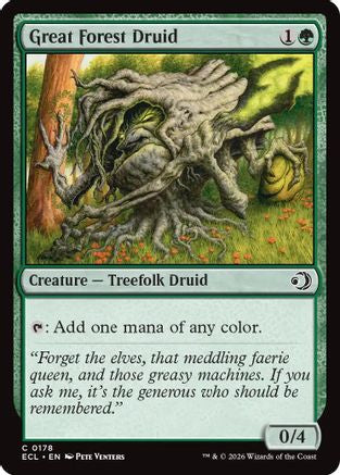 Great Forest Druid (ECL-178)  Foil - Lorwyn Eclipsed