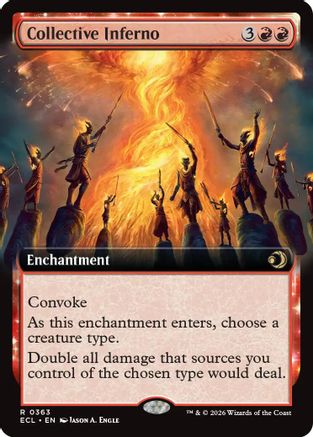 Collective Inferno (Extended Art) (ECL-363)  Foil - Lorwyn Eclipsed