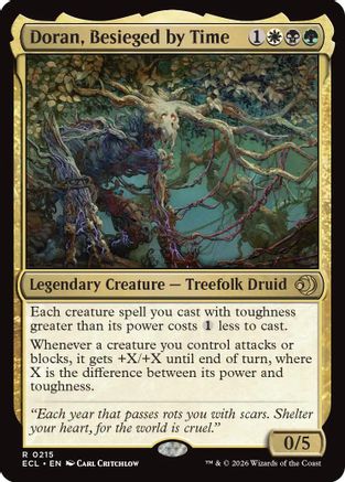 Doran, Besieged by Time (ECL-215)  Foil - Lorwyn Eclipsed