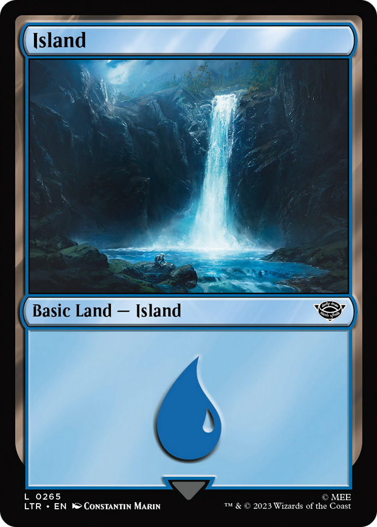 Island (0265) (LTR-265)  Foil - The Lord of the Rings: Tales of Middle-earth