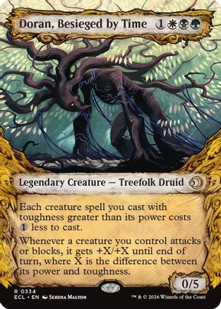 Doran, Besieged by Time (Showcase) (ECL-334)  Foil - Lorwyn Eclipsed