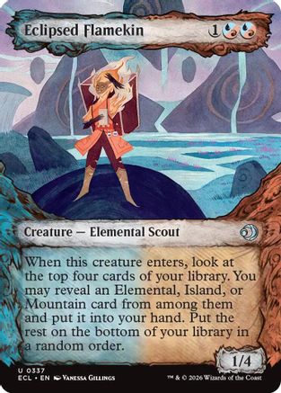 Eclipsed Flamekin (Showcase) (ECL-337)  - Lorwyn Eclipsed