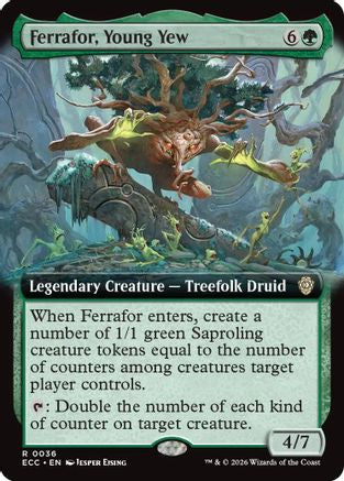 Ferrafor, Young Yew (Extended Art) (ECC-036)  - Commander: Lorwyn Eclipsed