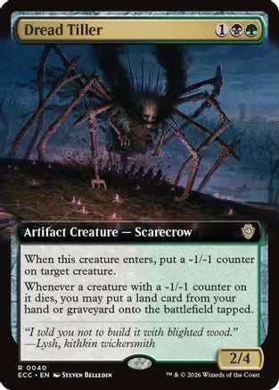 Dread Tiller (Extended Art) (ECC-040)  - Commander: Lorwyn Eclipsed