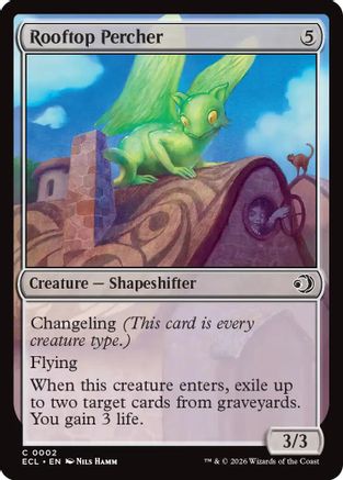 Rooftop Percher (ECL-002)  Foil - Lorwyn Eclipsed