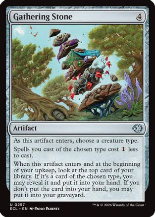 Gathering Stone (ECL-257)  - Lorwyn Eclipsed
