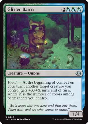 Glister Bairn (ECL-227)  Foil - Lorwyn Eclipsed