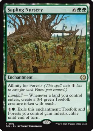 Sapling Nursery (ECL-192)  Foil - Lorwyn Eclipsed