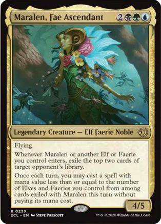 Maralen, Fae Ascendant (ECL-233)  Foil - Lorwyn Eclipsed