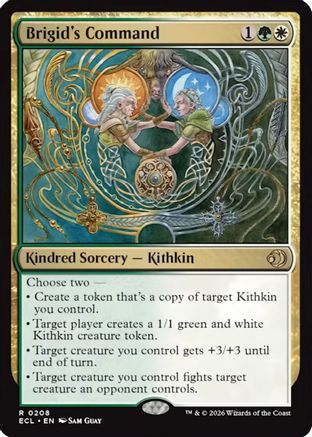 Brigid's Command (ECL-208)  Foil - Lorwyn Eclipsed