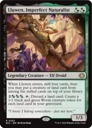 Lluwen, Imperfect Naturalist (ECL-232)  - Lorwyn Eclipsed