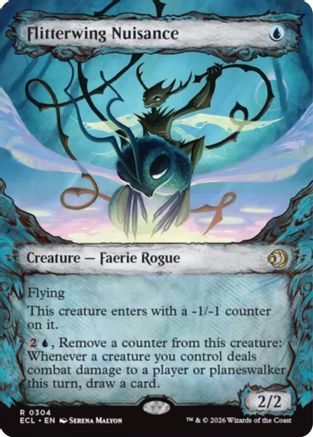 Flitterwing Nuisance (Showcase) (ECL-304)  - Lorwyn Eclipsed