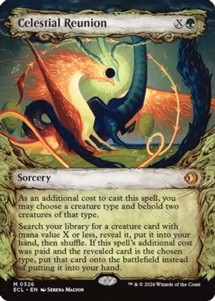 Celestial Reunion (Showcase) (ECL-326)  Foil - Lorwyn Eclipsed