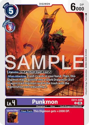 Punkmon (EX11-049) - Dawn of Liberator
