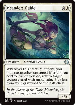 Meanders Guide (ECL-025)  Foil - Lorwyn Eclipsed