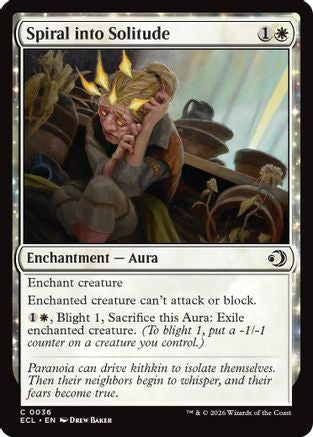 Spiral into Solitude (ECL-036) - Lorwyn Eclipsed Foil