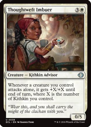Thoughtweft Imbuer (ECL-038)  Foil - Lorwyn Eclipsed