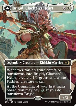 Brigid, Clachan's Heart (Borderless) (ECL-285)  - Lorwyn Eclipsed