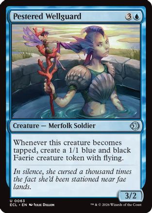 Pestered Wellguard (ECL-063)  - Lorwyn Eclipsed