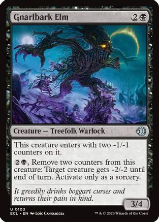Gnarlbark Elm (ECL-103)  - Lorwyn Eclipsed