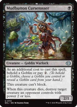 Mudbutton Cursetosser (ECL-112)  Foil - Lorwyn Eclipsed