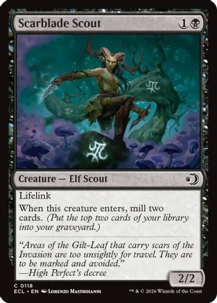 Scarblade Scout (ECL-118)  - Lorwyn Eclipsed