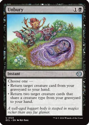 Unbury (ECL-123)  Foil - Lorwyn Eclipsed
