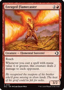 Enraged Flamecaster (ECL-135)  Foil - Lorwyn Eclipsed