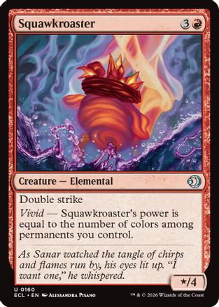Squawkroaster (ECL-160)  Foil - Lorwyn Eclipsed