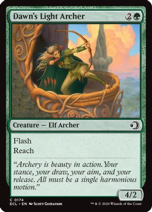Dawn's Light Archer (ECL-174)  - Lorwyn Eclipsed
