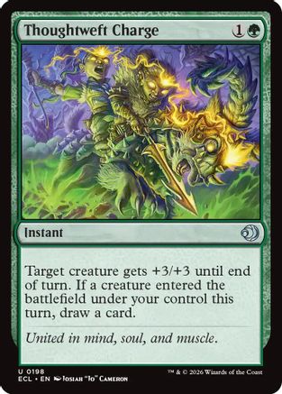 Thoughtweft Charge (ECL-198)  - Lorwyn Eclipsed
