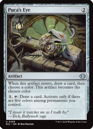 Puca's Eye (ECL-259)  Foil - Lorwyn Eclipsed