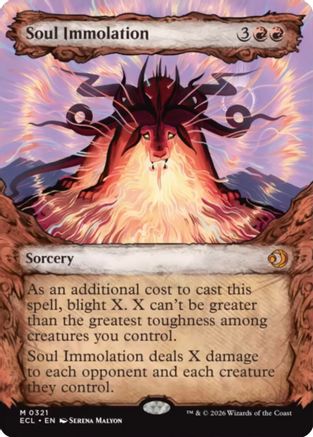 Soul Immolation (Showcase) (ECL-321)  - Lorwyn Eclipsed