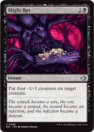 Blight Rot (ECL-089)  Foil - Lorwyn Eclipsed