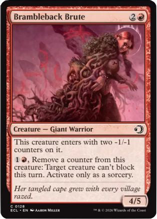 Brambleback Brute (ECL-128)  Foil - Lorwyn Eclipsed