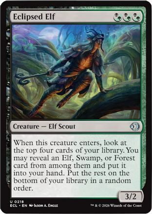 Eclipsed Elf (ECL-218)  Foil - Lorwyn Eclipsed