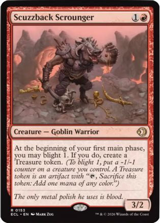 Scuzzback Scrounger (ECL-153)  - Lorwyn Eclipsed