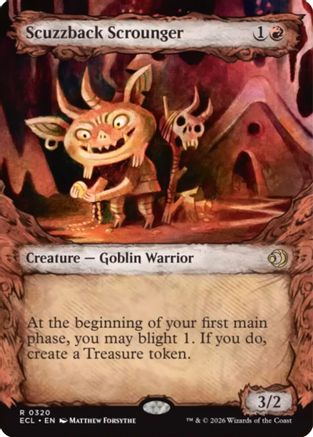Scuzzback Scrounger (Showcase) (ECL-320)  Foil - Lorwyn Eclipsed