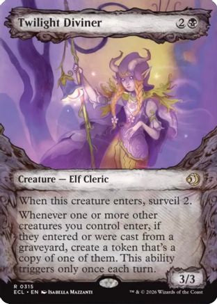 Twilight Diviner (Showcase) (ECL-315)  - Lorwyn Eclipsed