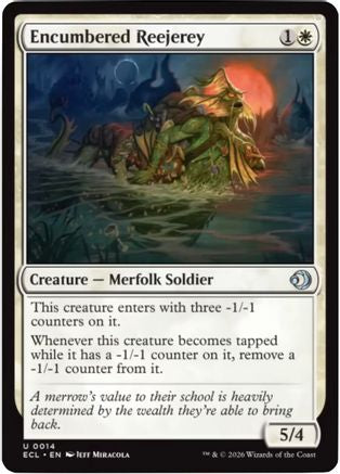Encumbered Reejerey (ECL-014)  Foil - Lorwyn Eclipsed