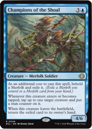 Champions of the Shoal (ECL-046)  - Lorwyn Eclipsed