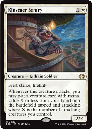 Kinscaer Sentry (ECL-022)  Foil - Lorwyn Eclipsed