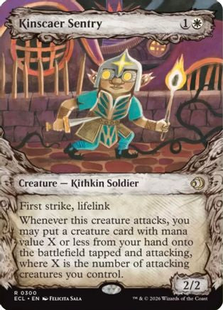 Kinscaer Sentry (Showcase) (ECL-300)  Foil - Lorwyn Eclipsed
