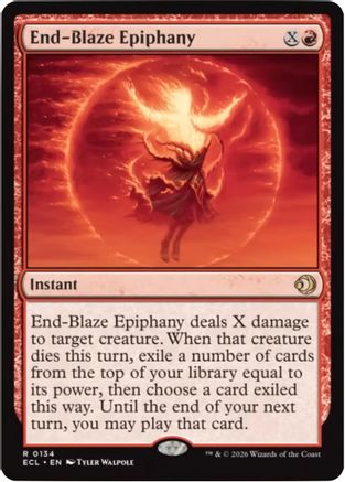 End-Blaze Epiphany (ECL-134)  - Lorwyn Eclipsed