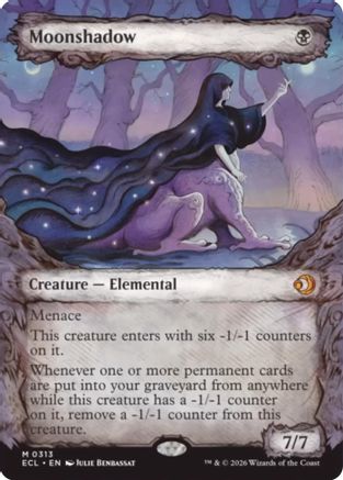Moonshadow (0313) (Showcase) (ECL-313)  Foil - Lorwyn Eclipsed