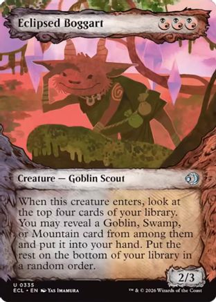 Eclipsed Boggart (Showcase) (ECL-335)  - Lorwyn Eclipsed