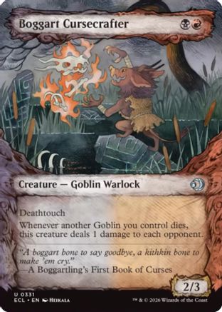 Boggart Cursecrafter (Showcase) (ECL-331)  Foil - Lorwyn Eclipsed